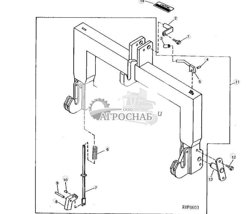 Implement Quick Coupler Category 3 